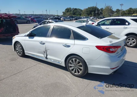 2016 Hyundai Sonata Sport z USA, uszkodzony, nr VIN 5NPE34AF0GH328037